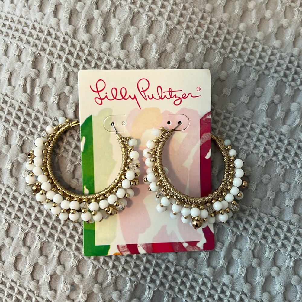 Lily Pulitzer NWT never worn earrings